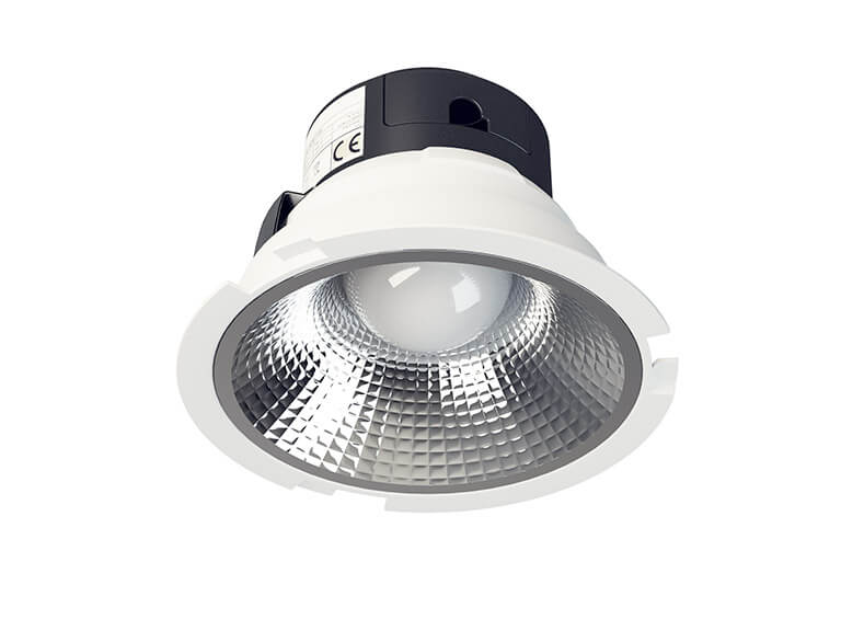 micoled oświetlenie biurowe downlight