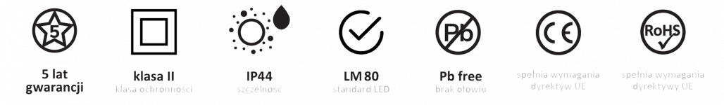 micoled em biuro downlight certyfikaty